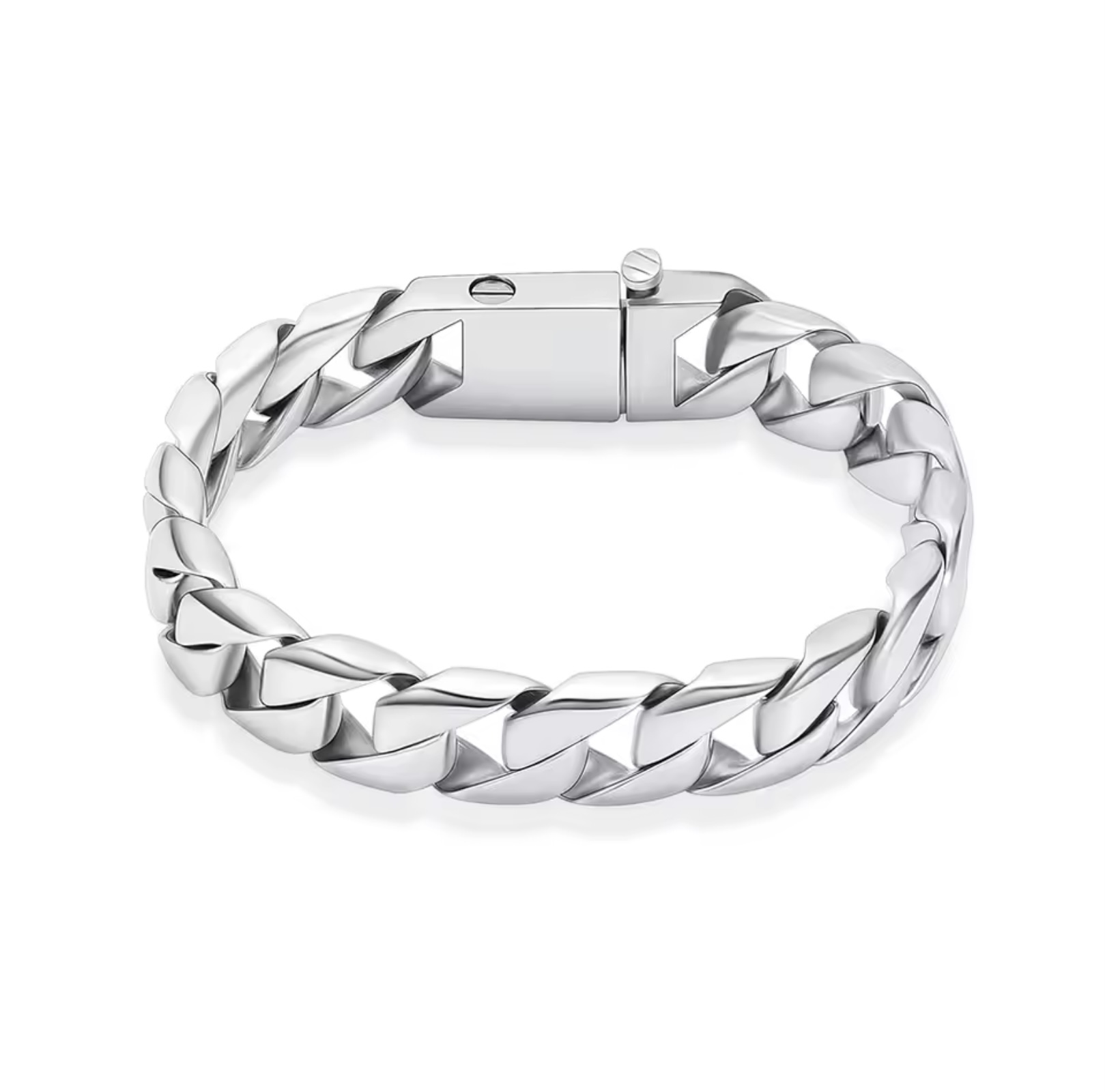 Stainless Steel Curb Chain Keepsake 7.9”